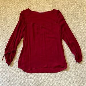 Comptoir des Cotonniers Dark Red Blouse